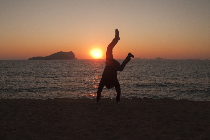 Puesta de sol Ibiza Platges de Comte.
