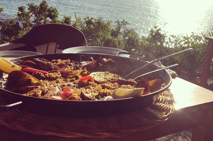 fin de semana en Ibiza invierno paella