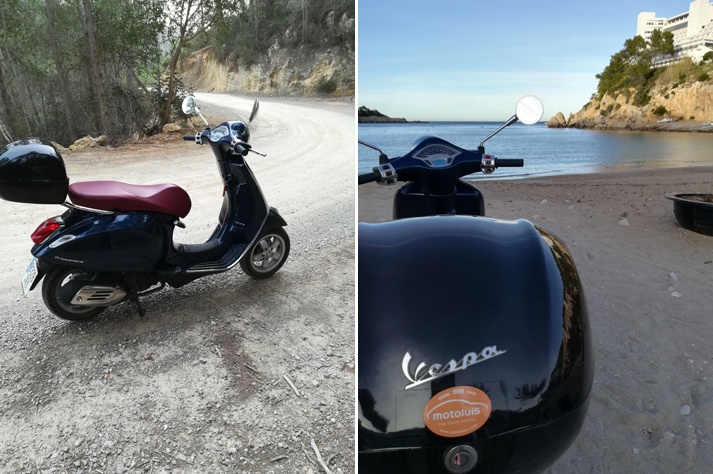 Ibiza en Vespa, Ibiza en otoño, Ibiza en moto, rent a car Ibiza, rent a Vespa in Ibiza, Ibiza by Vespa,