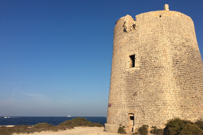 torre de Ses Portes, torre pirata en ibiza