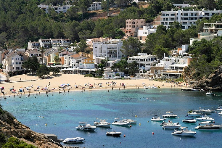 zona turistica ibiza cala vedella sant josep